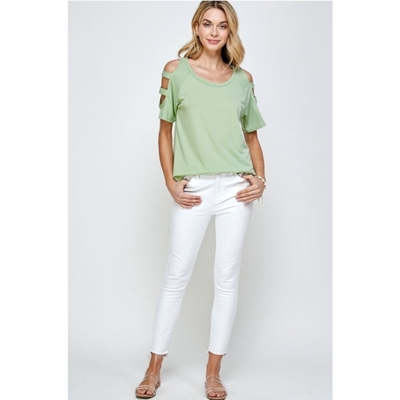 Cold Shoulder Top - Picture 4 of 7